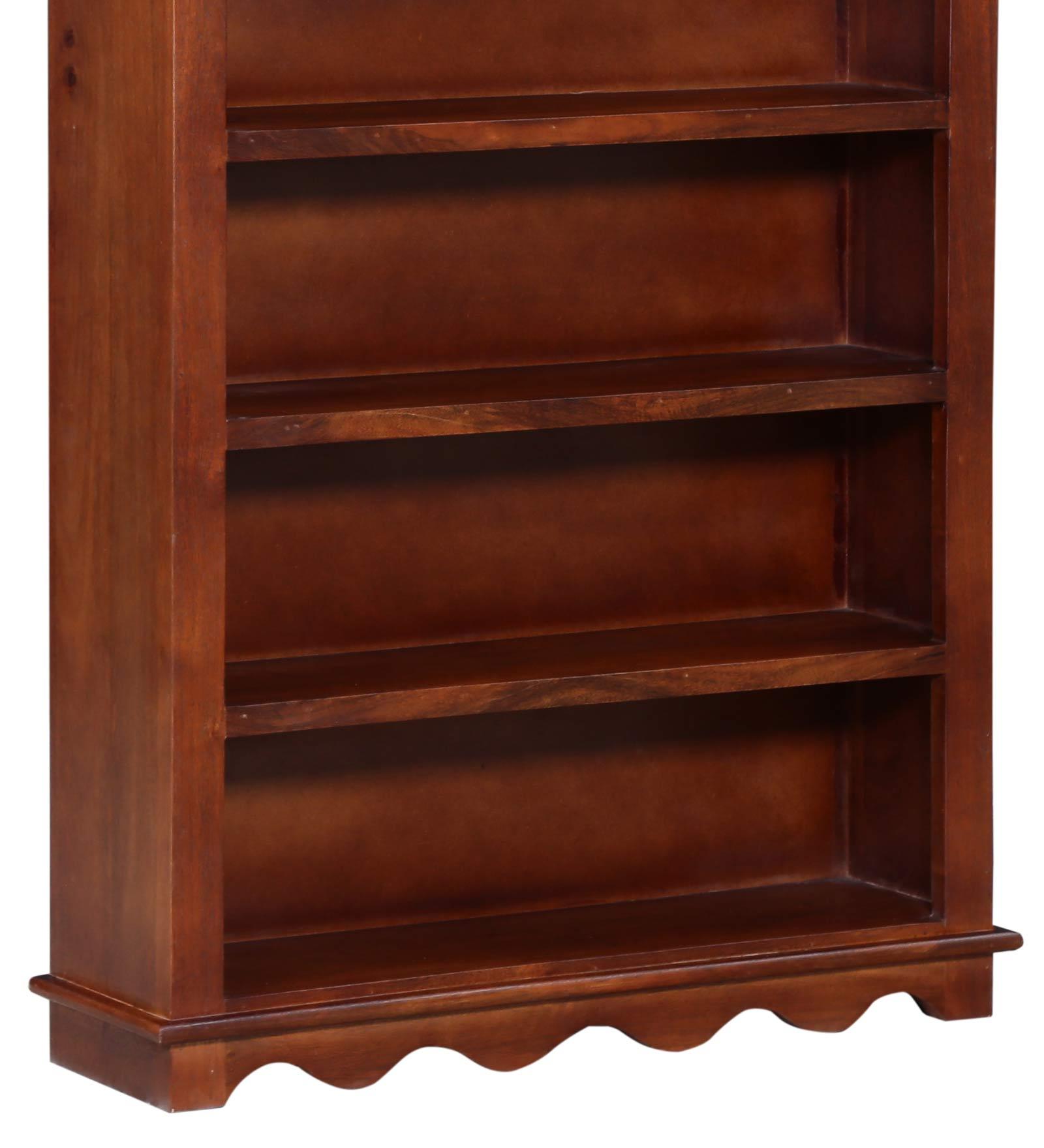 Benny Book Shelf Cum Display Unit in (Honey Oak Finish)